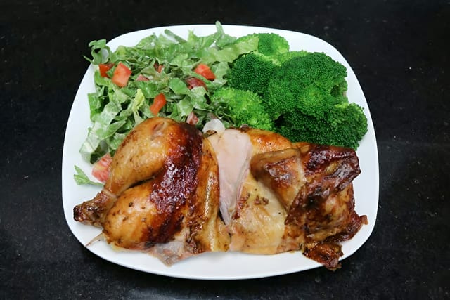 ½ Chicken with 2 sides