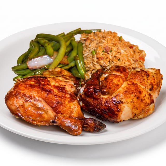 1/2 Chicken (2 sides).