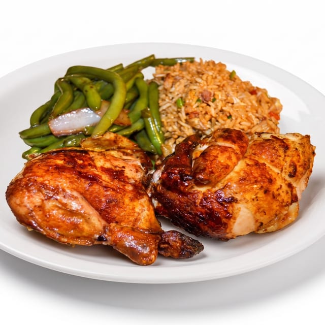 1/2 Chicken (2 sides).