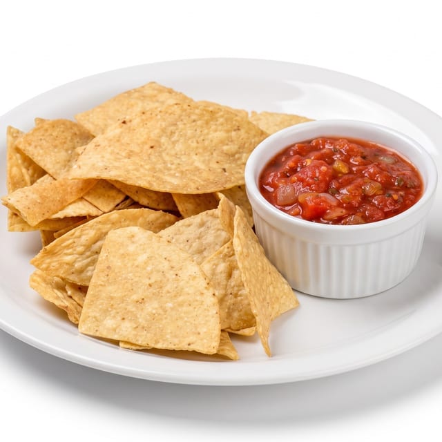 Chips with Pico de Gallo.
